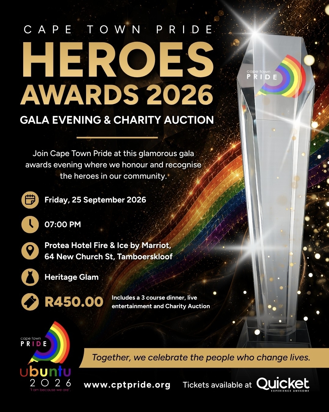 Cape Town Heroes Awards Gala Dinner 2026